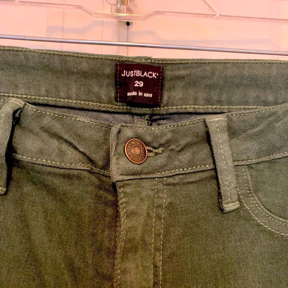 Dark Green Jeans